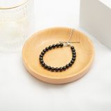  Lắc tay mã não đen bóng 