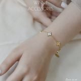  Lắc tay titan Louis xà cừ VG 