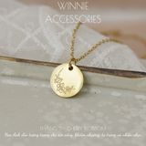  Dây chuyền titan Be You Birth month flower 