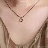  Dây chuyền Titan Black Rose 