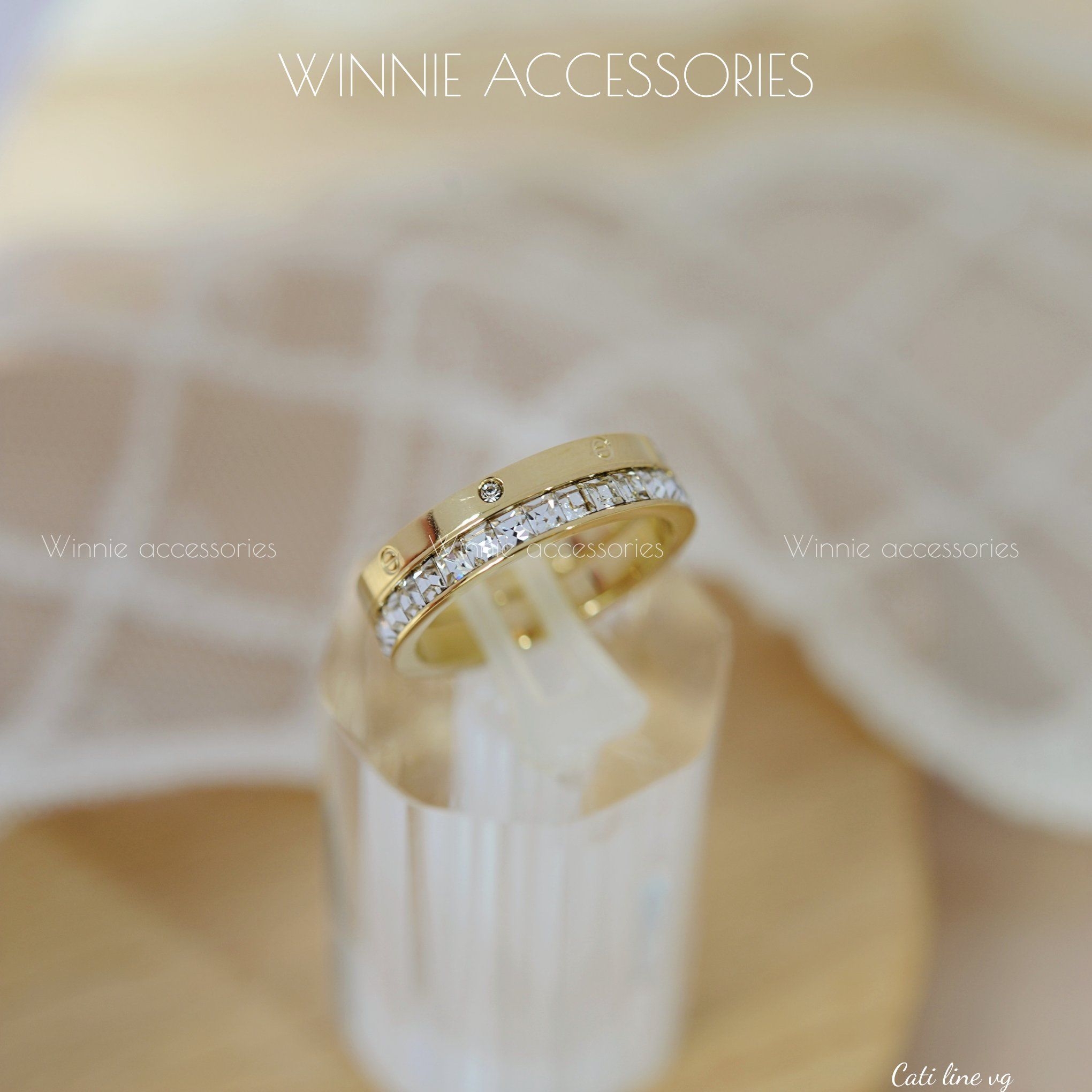  Nhẫn titan Cartier line VG 