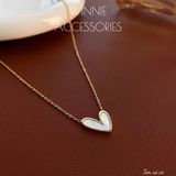  Dây chuyền titan Tim xà cừ 