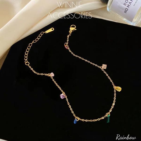  Lắc chân titan Rainbow 