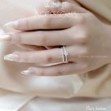  Nhẫn Bạc S925 Star twins 