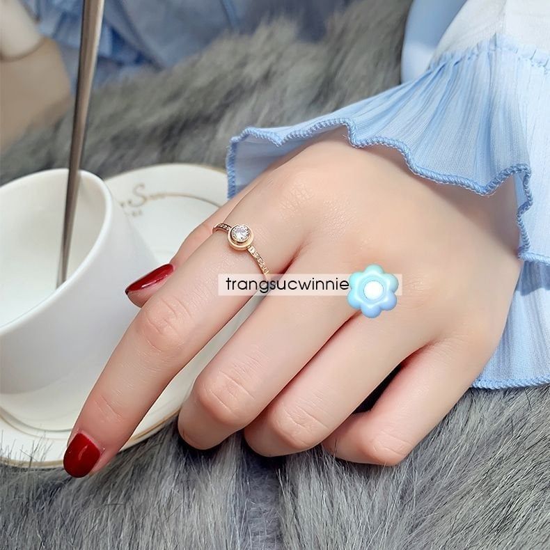  Nhẫn titan Hạt đậu Basic 