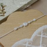  Lắc tay Bạc S925 Vuông nhỏ 