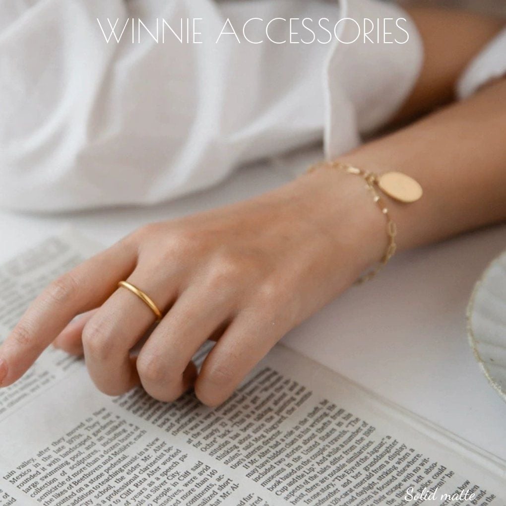  Nhẫn titan Solid matte 