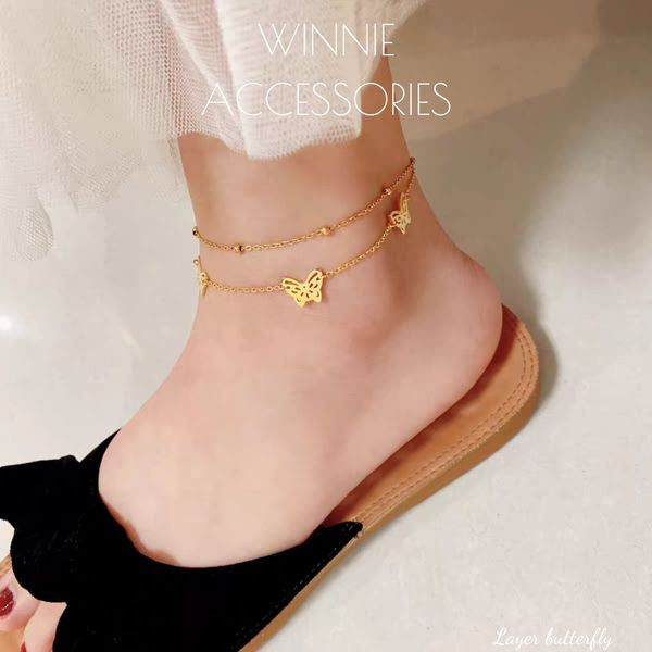  Lắc chân titan Layer Butterfly 