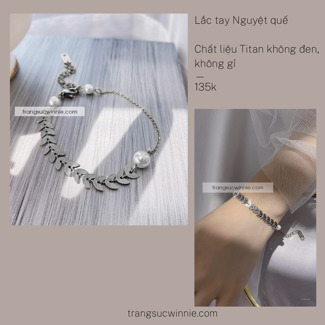  Lắc tay titan Nguyệt Quế B 