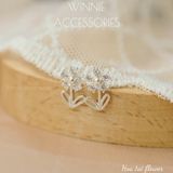  Hoa tai Bạc S925 Flower 