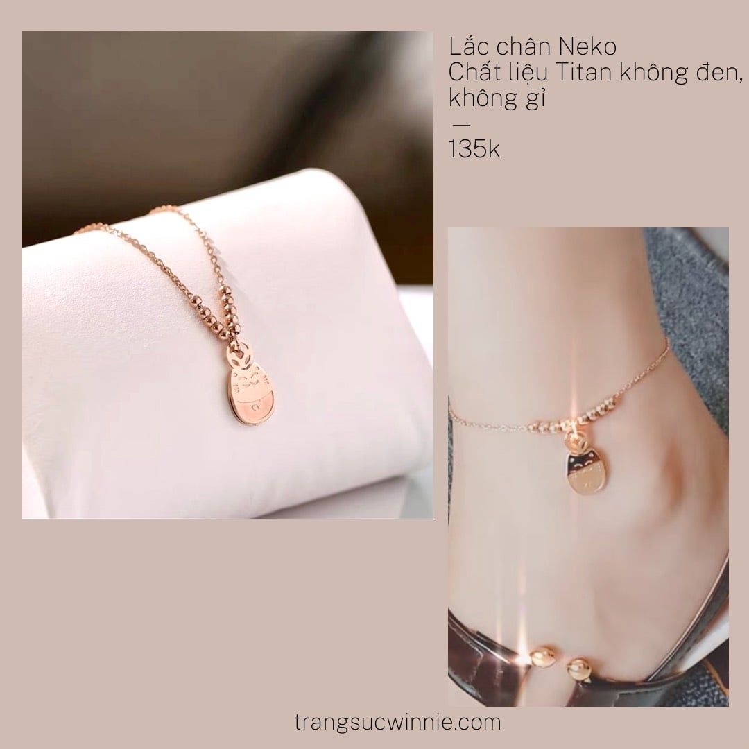  Lắc chân titan Neko VH 