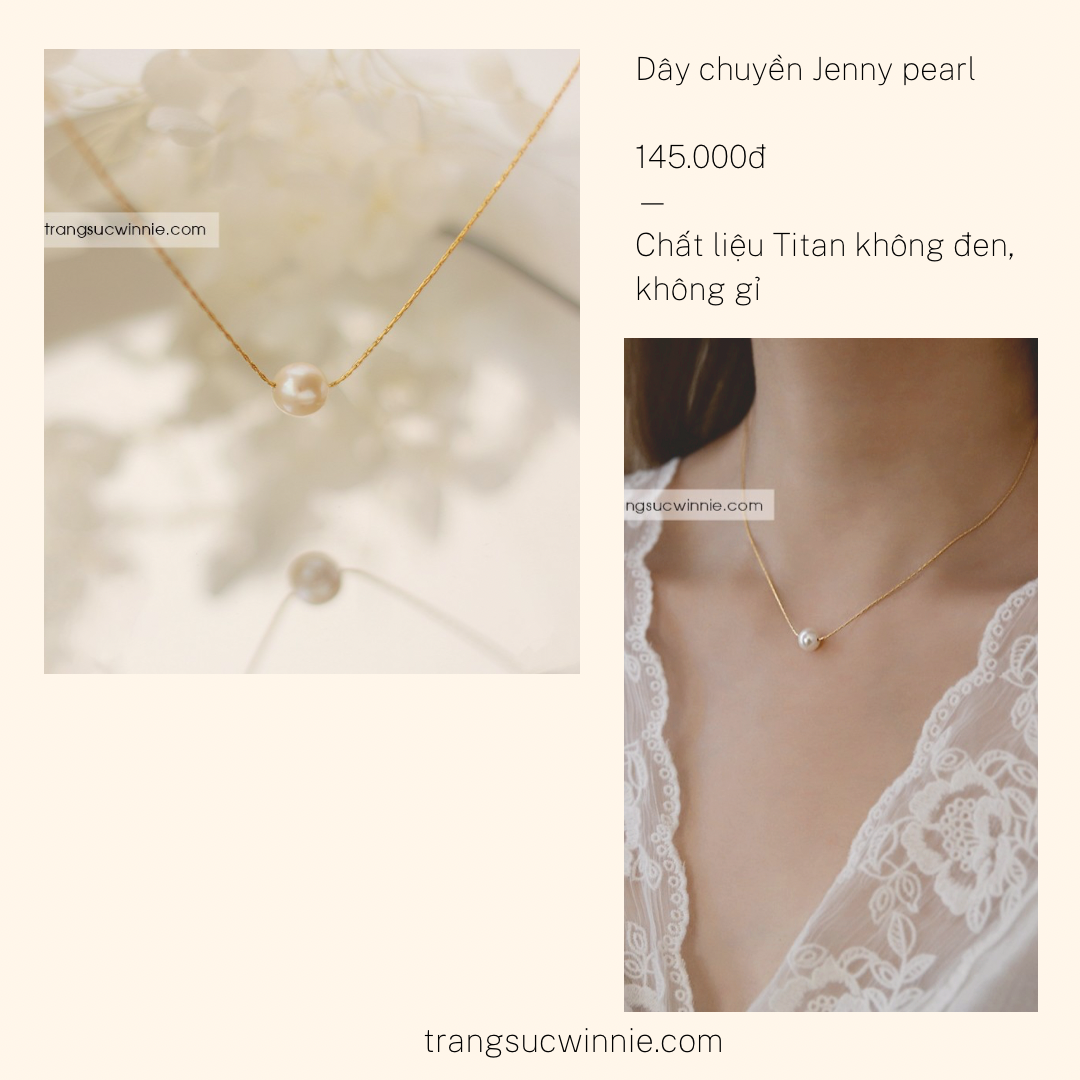  Dây chuyền Jenny pearl 