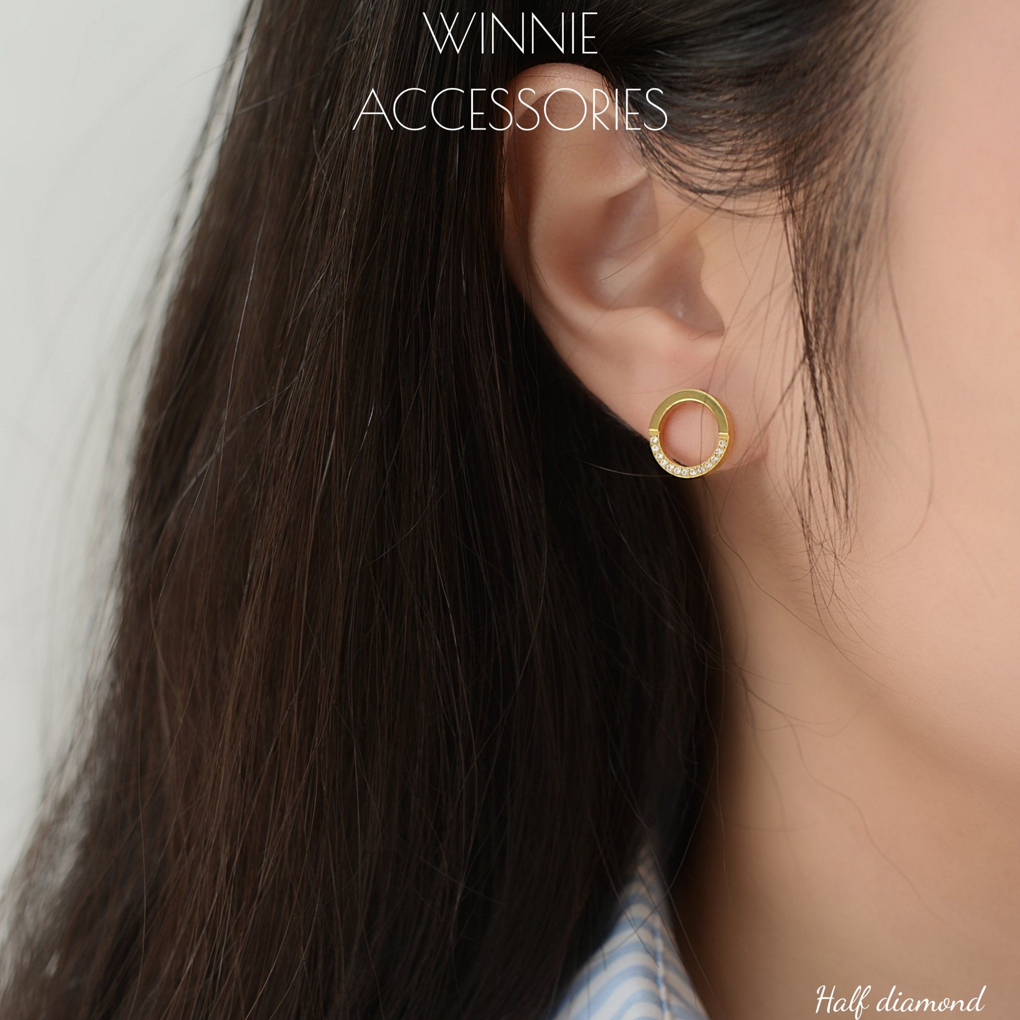  Hoa tai Titan Half Diamond 