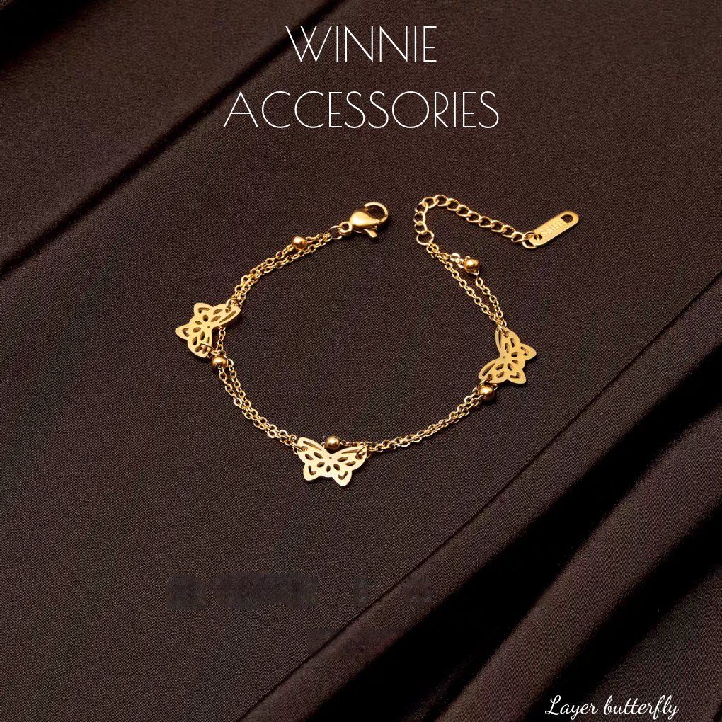  Lắc chân titan Layer Butterfly 