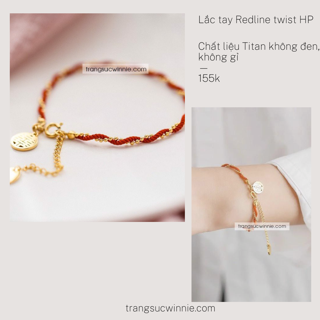  Lắc tay titan Redline twist HP 