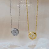  Dây chuyền titan Louis đá 