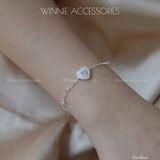  Lắc tay Bạc S925 One heart 