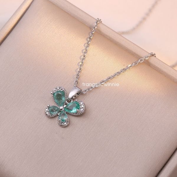  Dây chuyền titan Bướm nhỏ xanh 