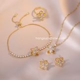  Lắc tay titan Hoa xoay VG 