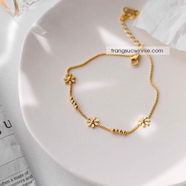  Lắc chân titan Hoa bi VG 