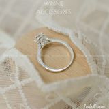  Nhẫn Bạc S925 Halo Crown 