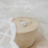  Nhẫn Bạc S925 Vuông nhỏ 