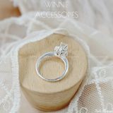  Nhẫn Bạc S925 Halo Blossom 