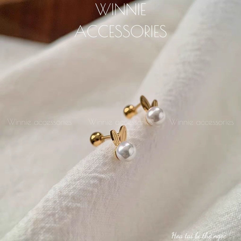  Hoa tai titan bi Thỏ ngọc 