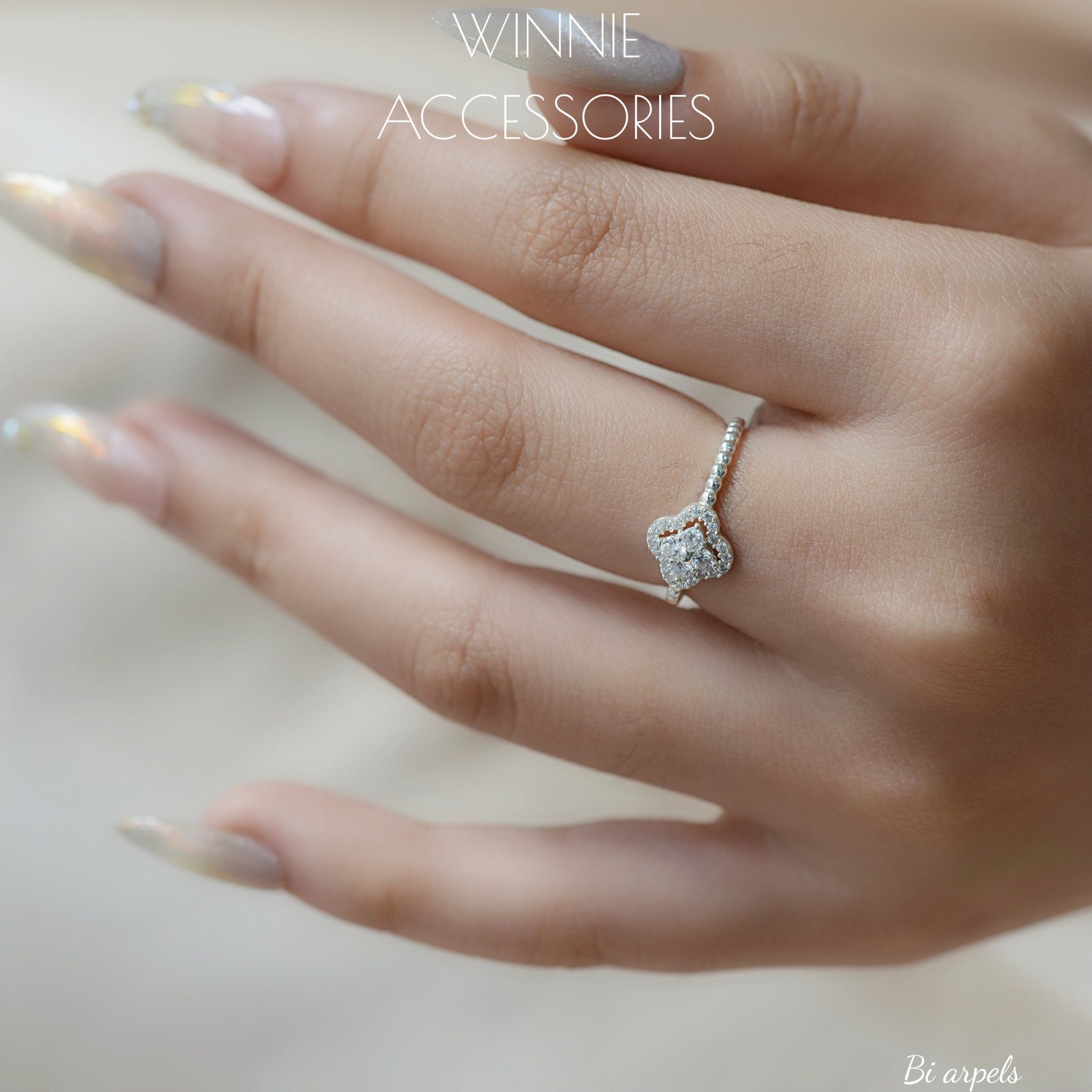  Nhẫn Bạc S925 Bi Arpels 