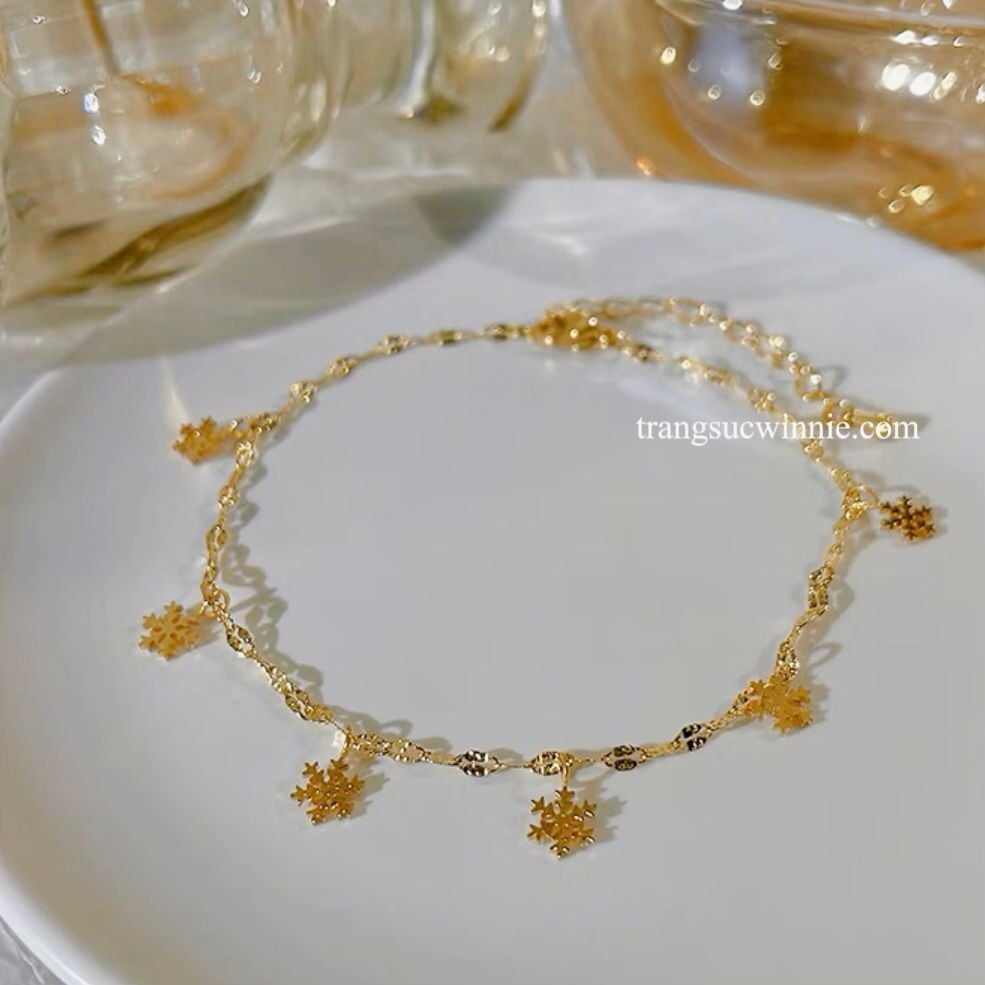  Lắc chân titan Hoa tuyết VG 