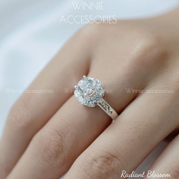  Nhẫn Bạc S925 Radiant Blossom 