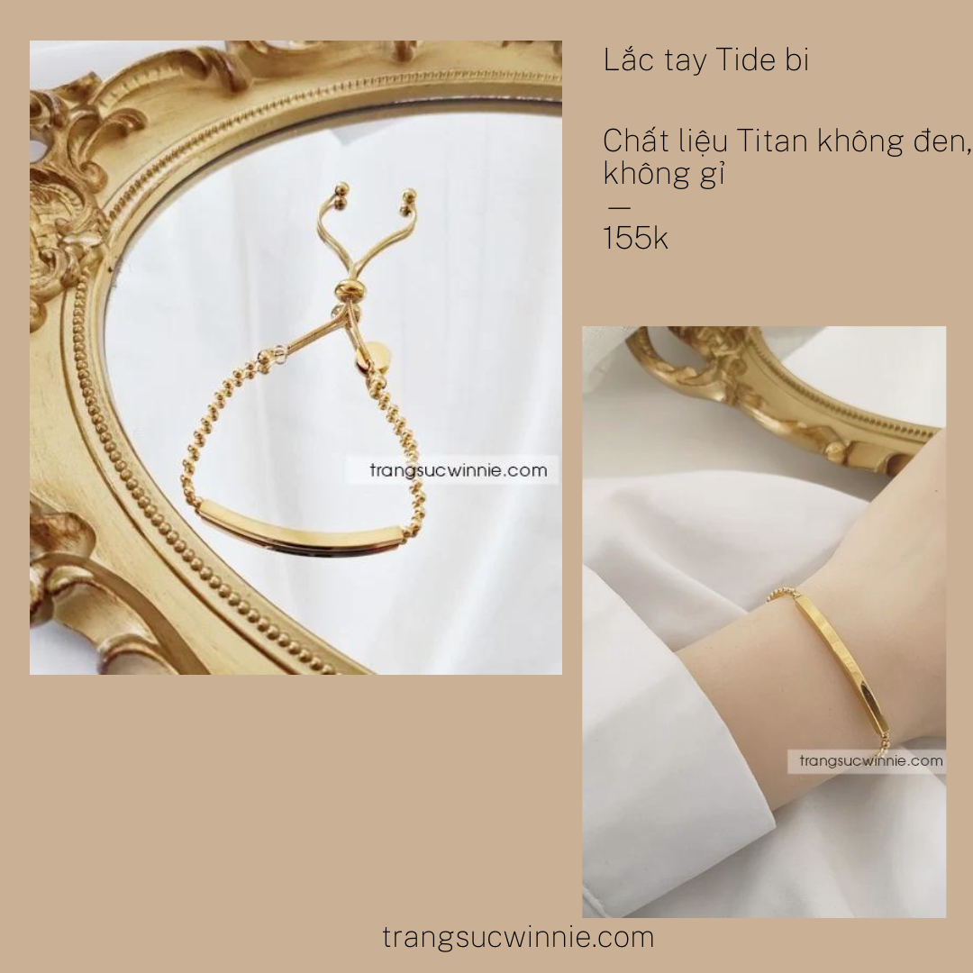  Lắc tay titan Tide bi 