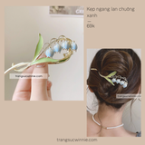  Kẹp ngang Lan chuông xanh 