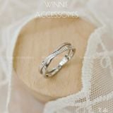  Nhẫn titan X đá B 