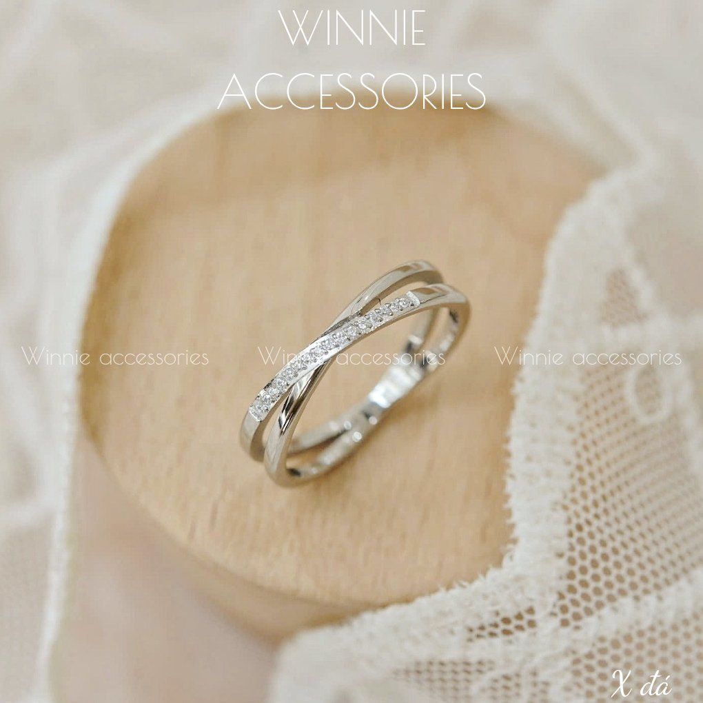  Nhẫn titan X đá B 