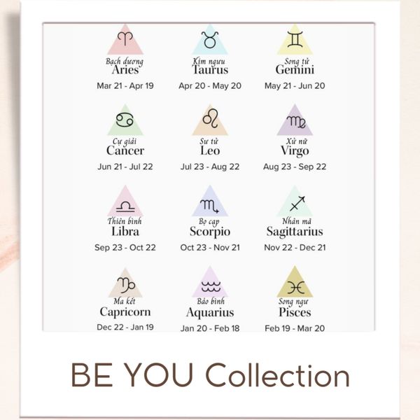  Charm titan Be You 12 Chòm sao VG 