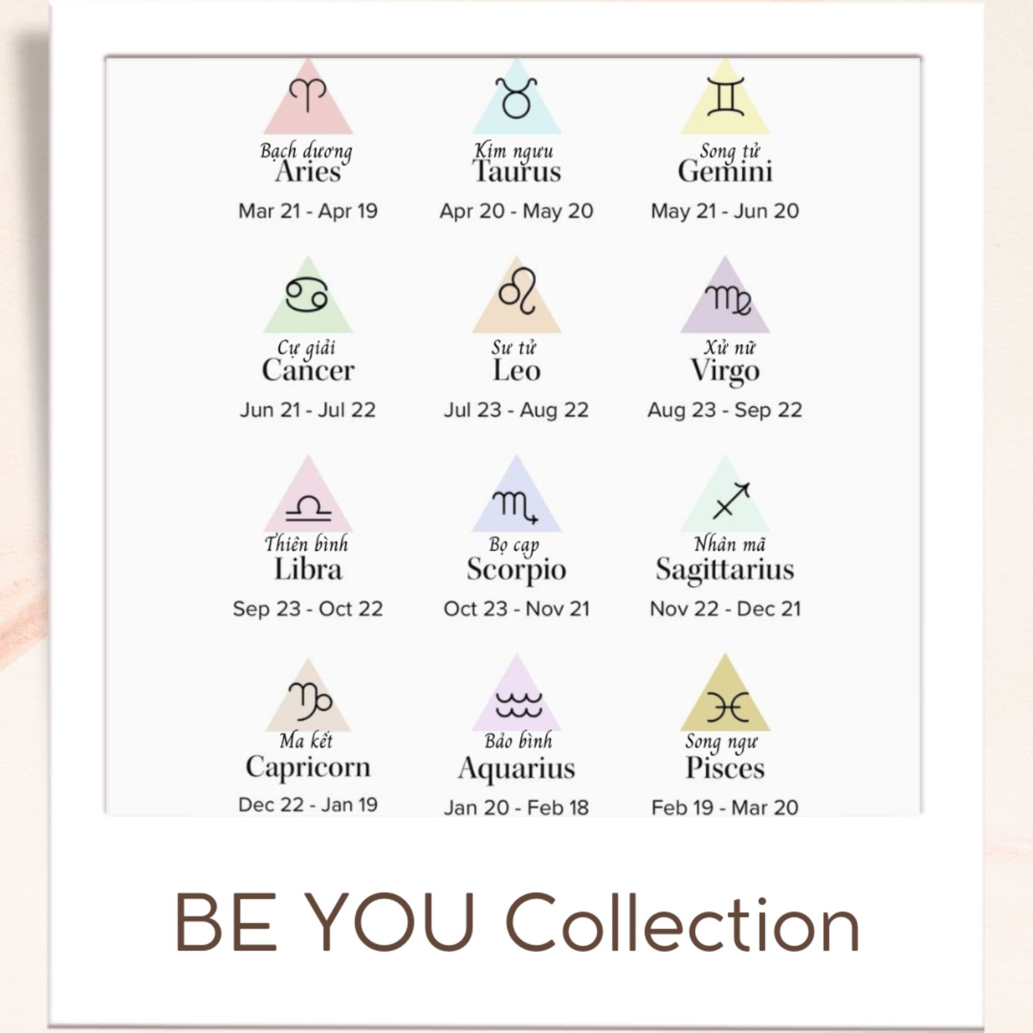  Charm titan Be You 12 Chòm sao VG 