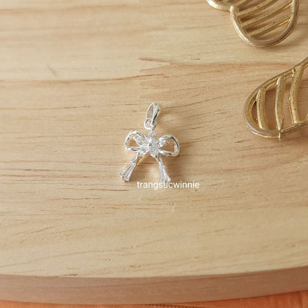  Charm Bạc S925 Ribbon 