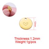  Charm titan Be You Circle heart 