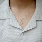  Charm Bạc S925 Circle twin 