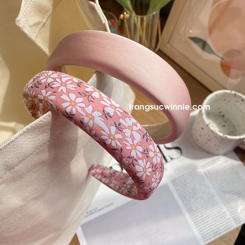  Cài tóc Hoa nhí hồng 