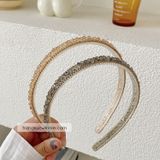  Cài tóc pha lê xám 