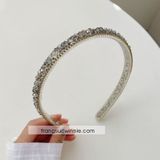  Cài tóc pha lê xám 