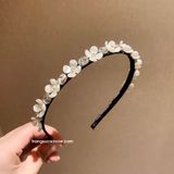  Cài tóc Sakura đá trắng 