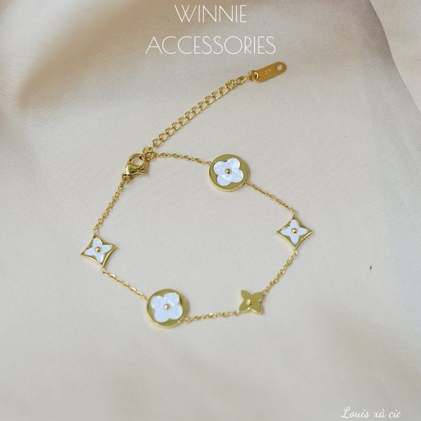  Lắc tay titan Louis xà cừ VG 