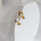  Hoa tai Titan Half Pearl 