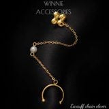  Hoa tai Titan Earcuff Chain Clover (1 chiếc) 