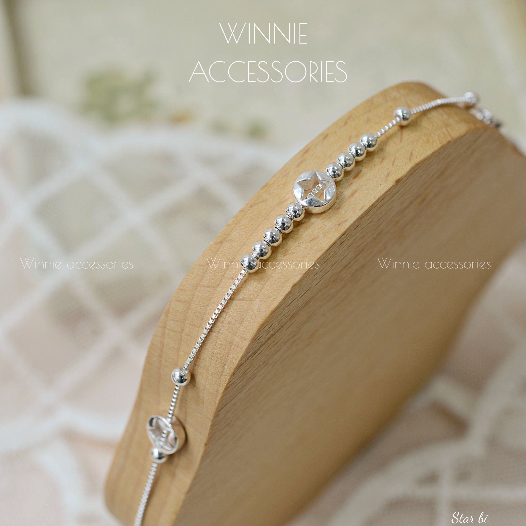 Lắc tay Bạc S925 Star bi 