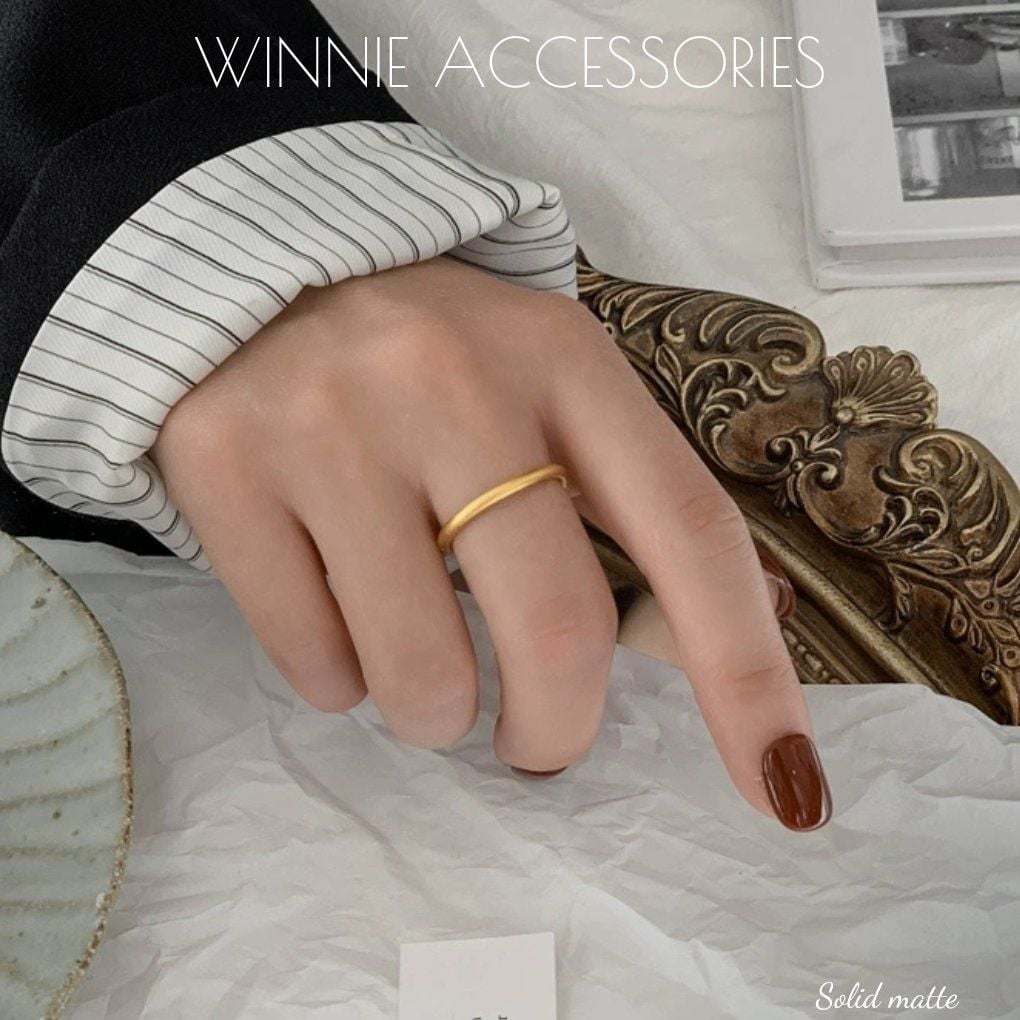  Nhẫn titan Solid matte 