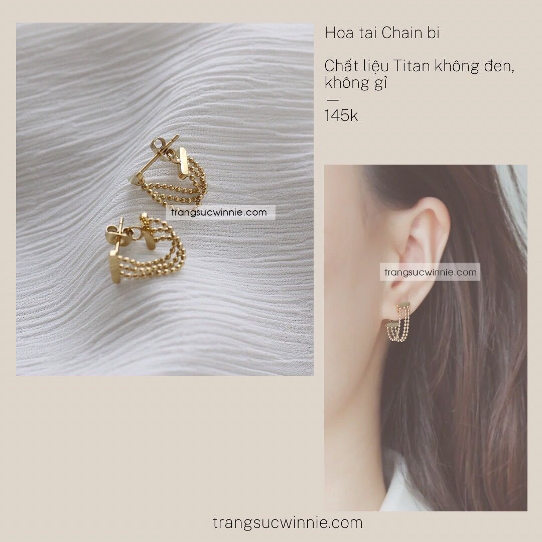  Hoa tai titan Chain bi 